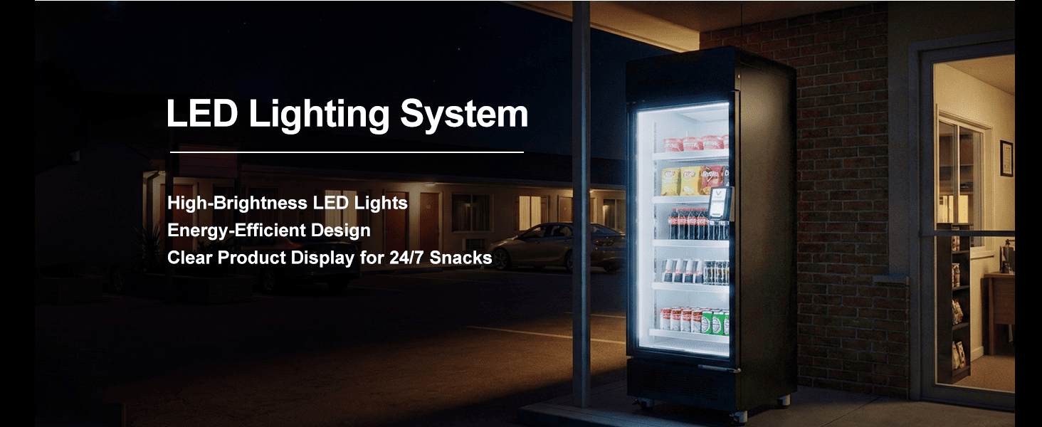 Verbeterde productpresentatie met heldere ledverlichting om de verkoop te stimuleren.